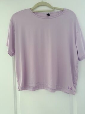 Under Armour Lavender Short Sleeve Athletic Tee